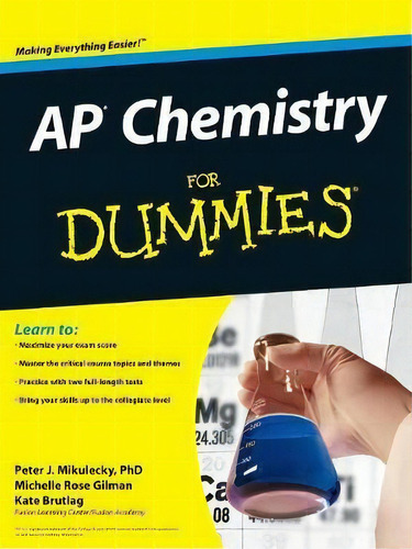 Ap Chemistry For Dummies, De Peter J. Mikulecky. Editorial John Wiley Sons Ltd, Tapa Blanda En Inglés