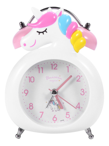 Reloj Despertador Con Forma De Unicornio Para Niños, Reloj D