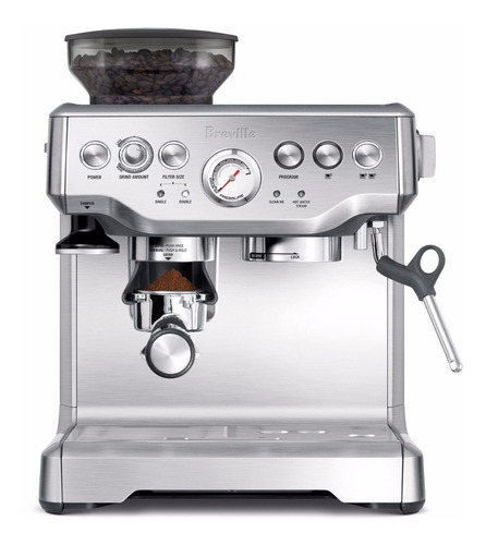 Cafetera Espresso Capuchino Breville Bes870xl Molino Gris