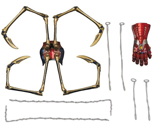 Imagen 6 de 6 de Figura - Iron Spider Endgame Version Mafex Auténtico Avenger