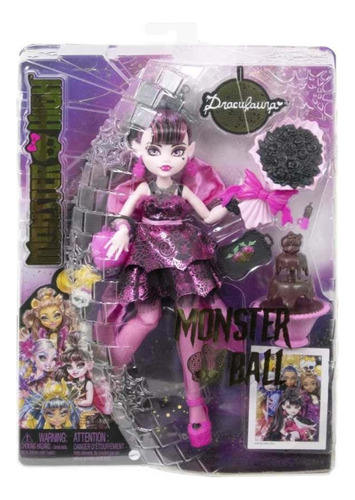 Monster High Muñeca Draculaura Monster Ball Party Fashion