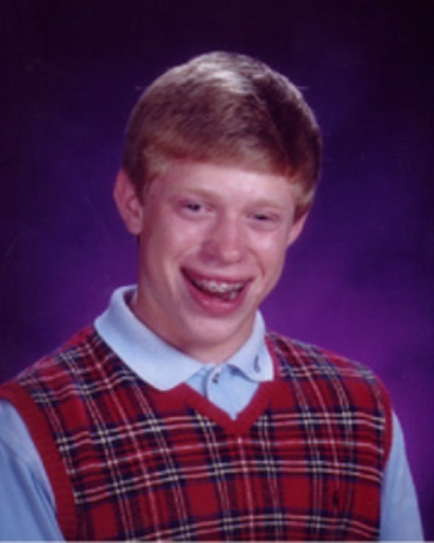Pantuflas Hombre - Bad Luck Brian