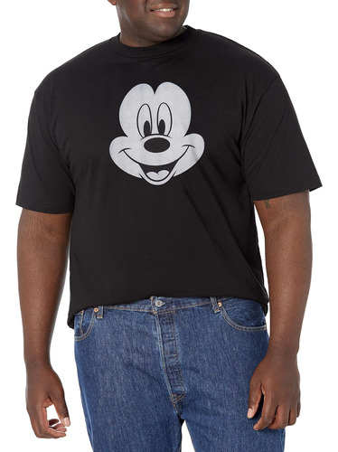 Disney & Disney Classic Face Mickey - Camiseta De Manga Cort