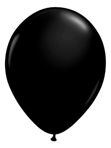 Pioneer Balloon Company 25 Count Latex Balloon, 11 , Onyx Bl