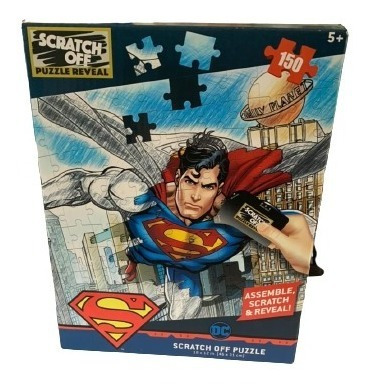 Rompecabezas 2 En 1 - Puzzle Dc Superman 150 Piezas