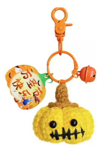 Llavero Lindo Suave De La Felpa De La Calabaza Del Juguete D