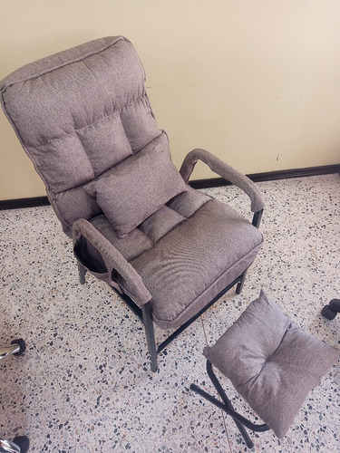 Imagen 5 de 6 de Sillón Silla Descanso Hogar Reposa Pies Reclinable Relax