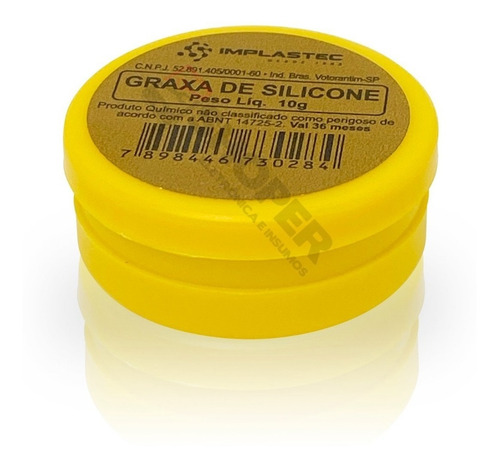 Graxa De Silicone Implastec Pote 10g Lgs200 P Airsoft Cooler