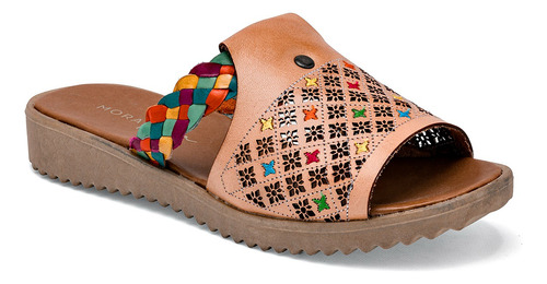 Huarache Casual Dama Mora Tierra 165012 Bg 23-26 *126-073 S6