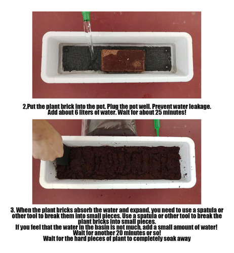 Coco Cubir Brick Para Plantas Ladrillos De Coco De Jardín Me