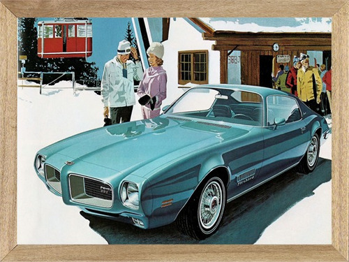 Pontiac Firebird Cuadro Poster Cartel   H297