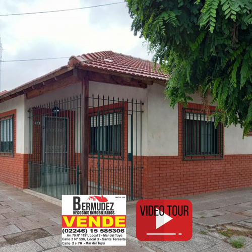 Venta Chalet 3 Amb Al Frente En Zona Centro. Calle 7 Entre 41 Y 42 Santa Teresita. Con Gas Natural