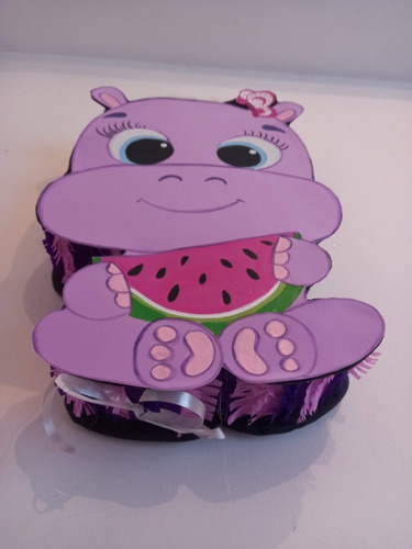 Piñata Hiipopotamo Bebe Hipopotama Animales De La Selva