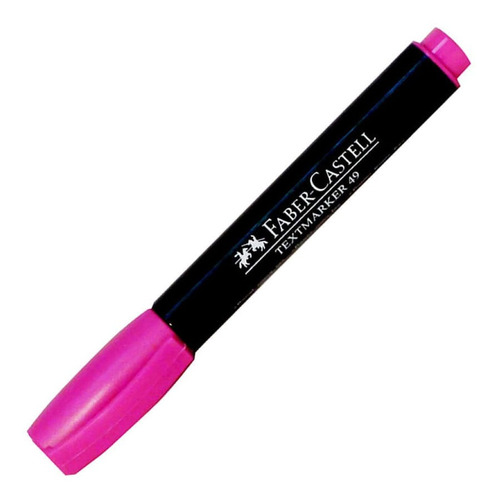 Destacador Escrit Punta Biselada Rosado Fluor Faber Castell