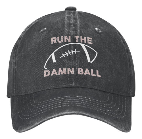 Gorra De Fútbol Run The Damn Ball Hat Para Mujer Gorra De Bé