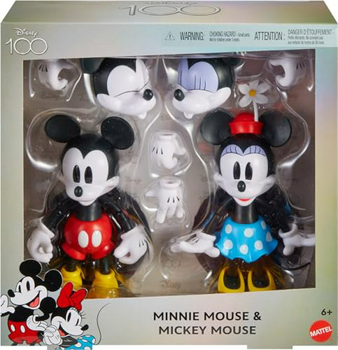 Figuras Coleccionables Mickey Y Minnie Posables