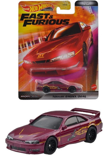 Hot Wheels Collector Vehículo de Colección Nissan S14 a escala 1:64 para niños de 3 años en adelante