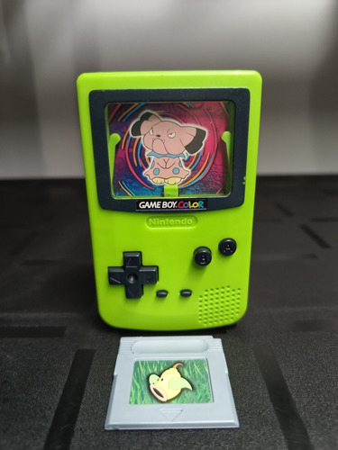 Pokemon Burger King Gameboy Color Vintage Green Snubbull