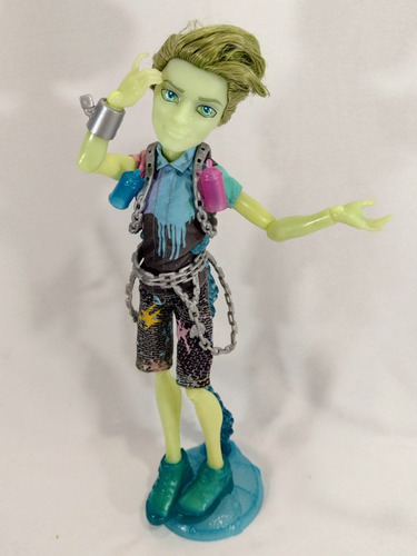 Boneco Porter Geiss Haunted Monster High Grafiteiro Mattel (Usado)