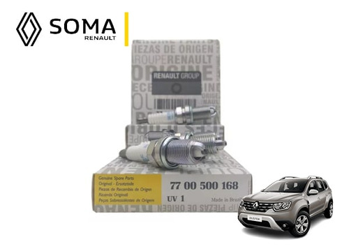 Kit 4 Velas 1.6 8v 1.0 Original Fluence 2013 2014 2015