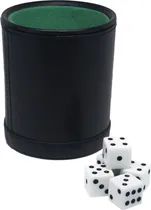 Comprar Taza De Dados Forrada Fat Cat Con 5 Dados