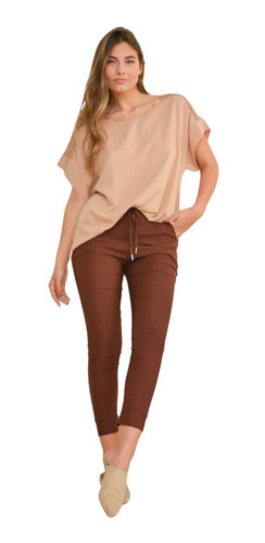 Imagen 4 de 6 de Blusa Remera De Poplin Manga Corta Puntillas Talles Grandes
