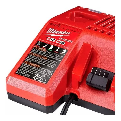 Cargador De Baterias Milwaukee 48-1959a P/baterías M18 Y M12