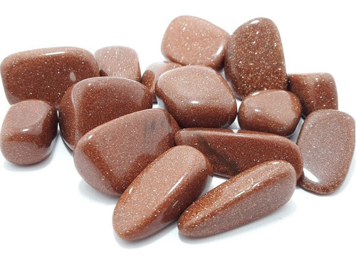 Pedra Do Sol - Rolada - 2 A 4cm - Pacote Com 100g - Selecion Marrom
