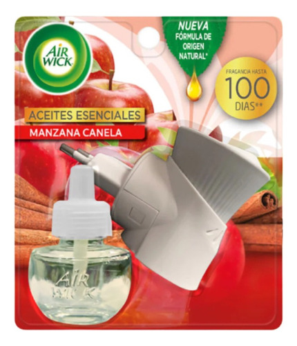 Aparato Electrico Air Wick Manzana Canela + Repuesto 21ml