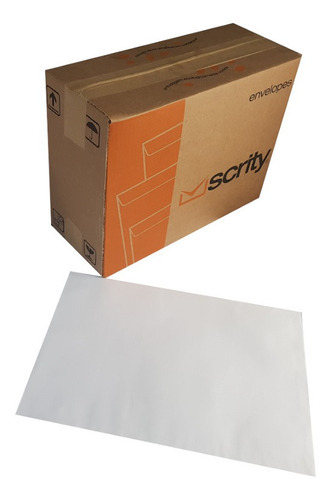 Envelope 260x360 Branco 90g Scrity Cx C/ 250 Un