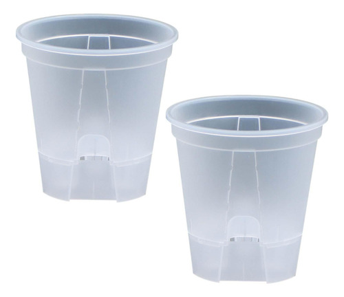 2 Uds Macetas Para Flores, Macetas De Jardinería, Claro