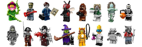 Lego Minifiguras Serie 14, Monstruos, 1 Paquete Misterioso
