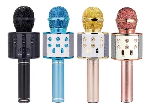 Microfono Karaoke Para Niños Niñas Bluetooth Usb Parlante