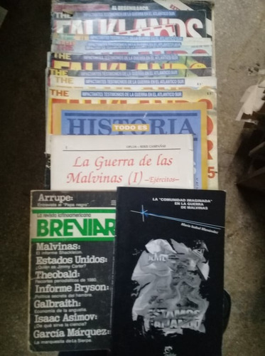 Lote De 17 Revistas Sobre Islas Malvinas Y La Guerra En El