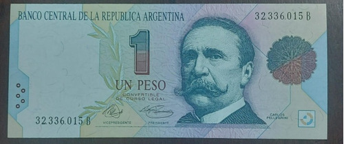 Billete De Argentina Un Peso° De Catálogobottero# 3002