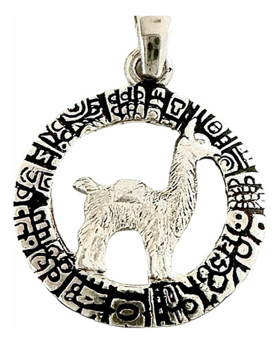 Dije De Plata Llama. Sg- Joyería