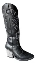 Comprar Botas Texanas Mujer Caña Alta Bucanera Doble Bordado Cómodas