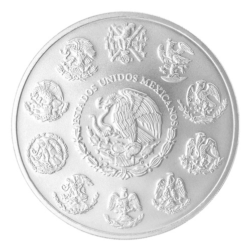 Moneda Conmemorativa Libertad 5 Onzas Plata 999 México 2024