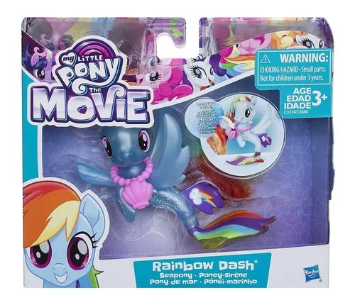 Figura que Canta Hasbro, My Little Pony, Rainbow Dash, Azul