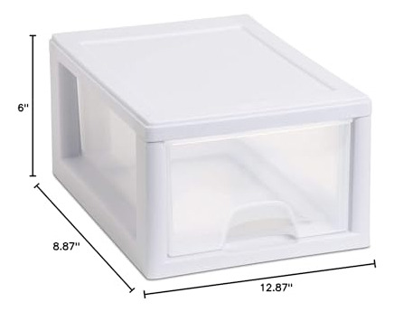 Sterilite 20518006pk2 Cajón De Almacenamiento Apilable, Paqu