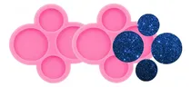 Comprar Moldes Para Artesanías  2 Moldes De Resina Mini Circulares