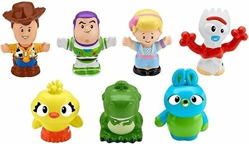 Fisherprice Disney, Paquete De 7 Figuras De Little Peop...