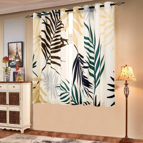 Cortinas Estampadas Para Oscurecimiento, Coloridas Para Habi