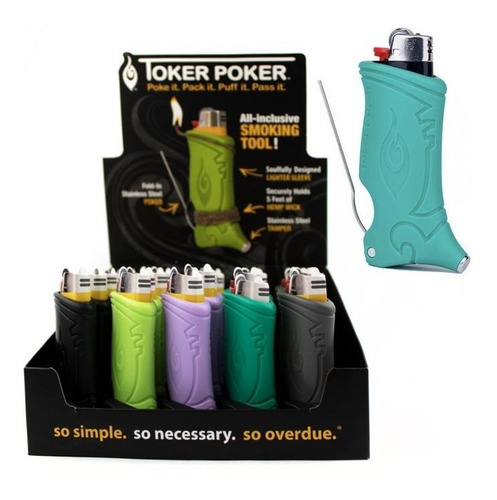 Toker Poker Display 25 Unidades Todos Colores