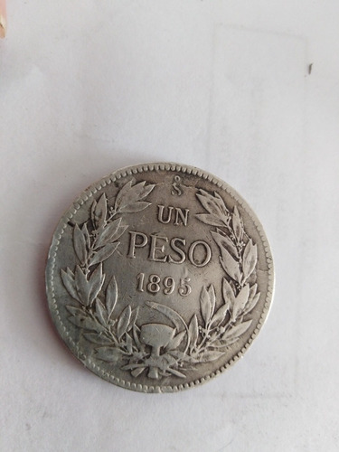 Moneda Chilena Un Peso 1895