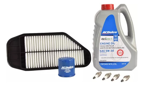 Kit Afinacion Acdelco Sintetico 5w30 Beat/spark 1.2