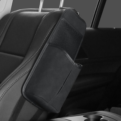 - Bolsa De Almacenamiento Colgante Lateral Del Asiento Negra