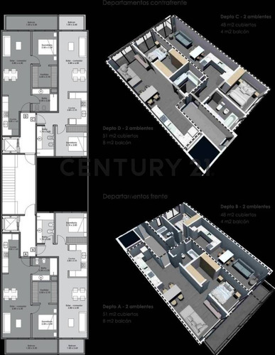 Imagen 12 de 13 de Departamento En Venta 2 Amb Anticipo 40% Con Entrega De Llave
