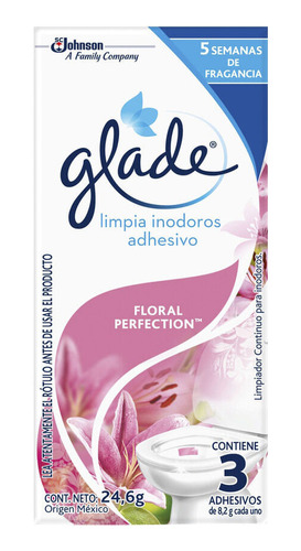 Glade Limpia Inodoro Adhesivo Floral      