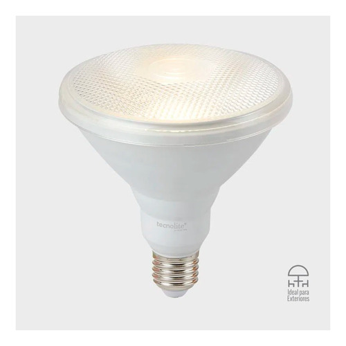 Foco Led Tecnolite Par38 18w Luz Suave Cálida Ip65 Base E27